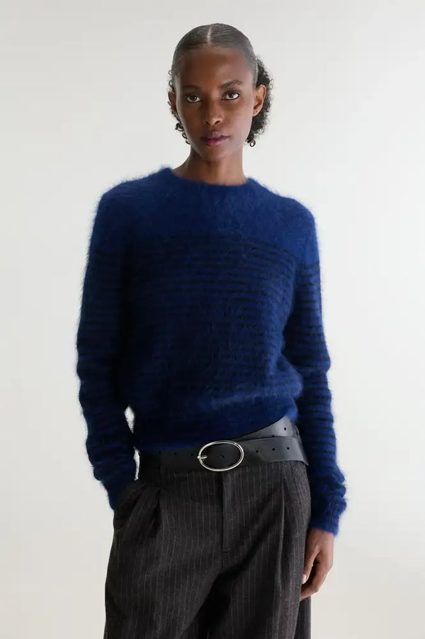 Bellerose Datir Worker Blue Stripe Jumper