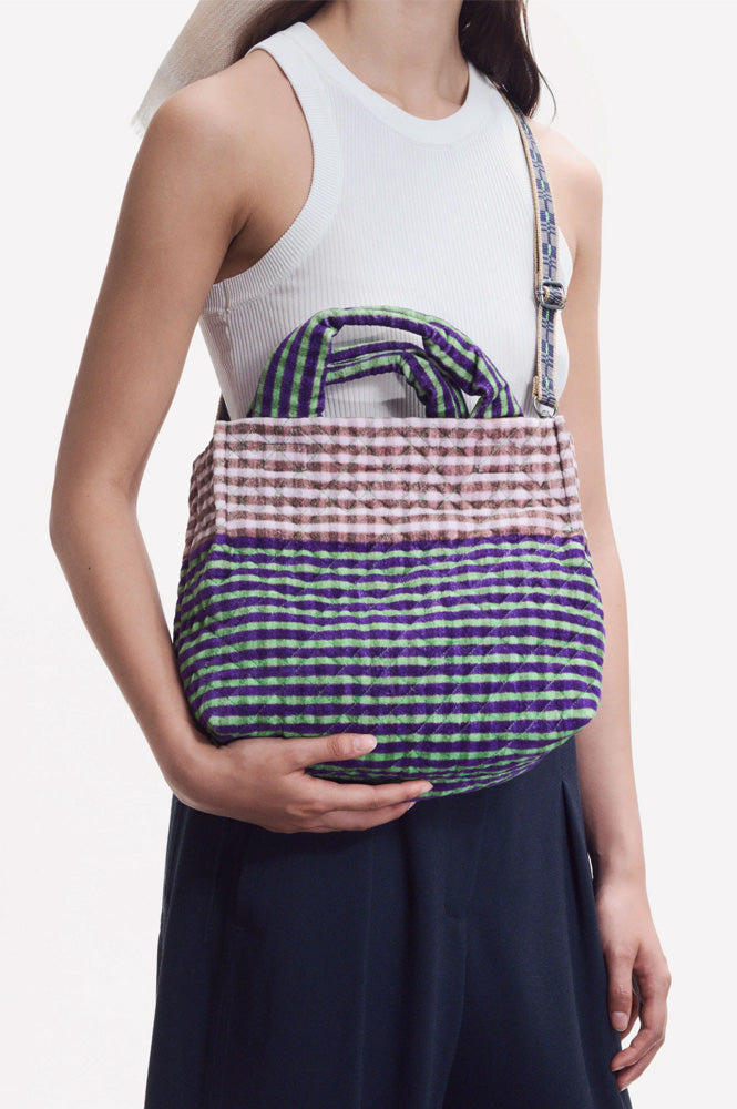 Épice Paris Small Checked Tote Handbag - The Mercantile London