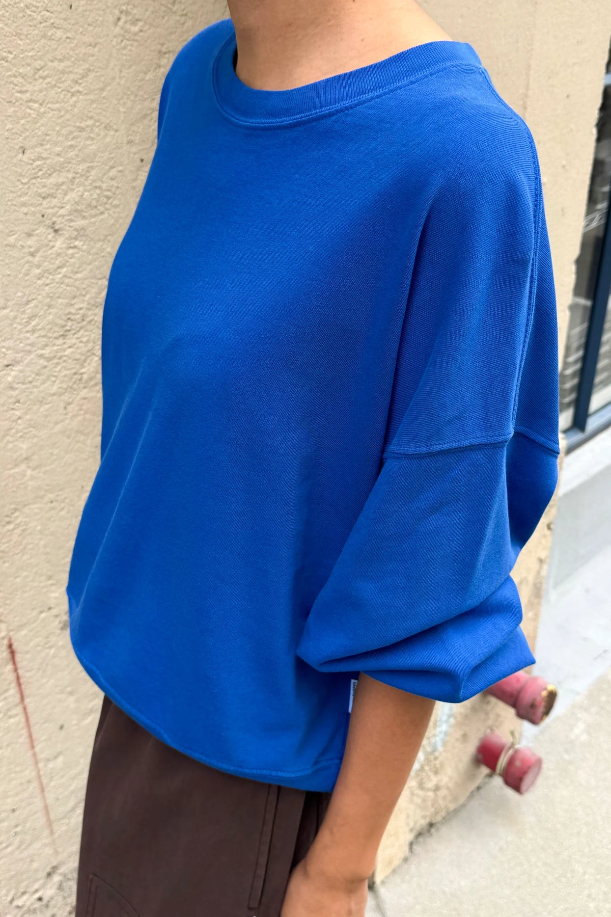 Le Bon Shoppe Cali Cobalt Jersey Sweatshirt