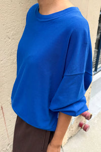 Le Bon Shoppe Cali Cobalt Jersey Sweatshirt