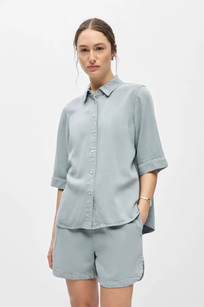 Object Frame Winter Sky Denim Shirt - The Mercantile London