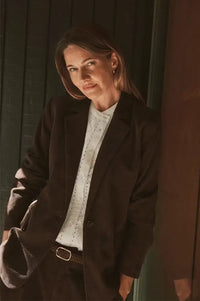 Fransa Calana Hot Fudge Corduroy Blazer