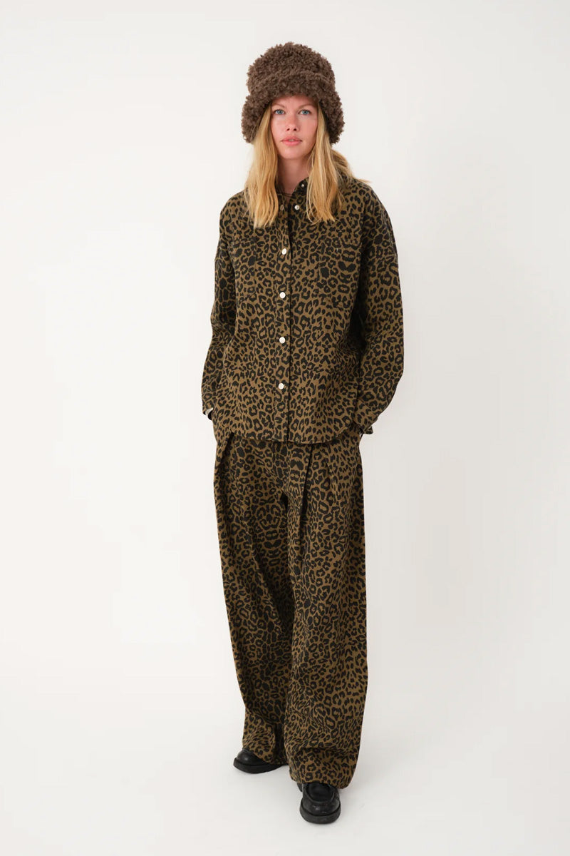 Lolly's Laundry Veida Leopard Print Shirt - The Mercantile London