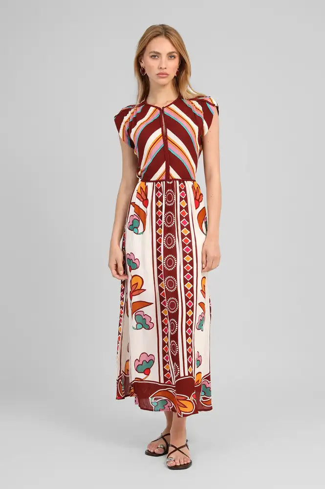 An'ge Olibia Katila Printed Dress - The Mercantile London