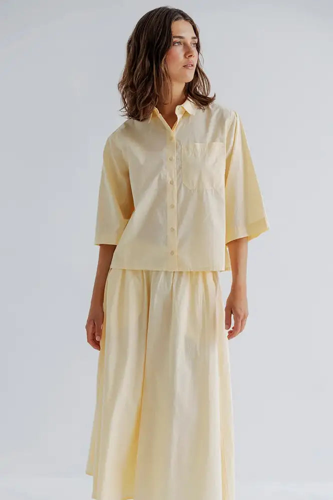 Project AJ117 Hortense Butter Shirt - The Mercantile London