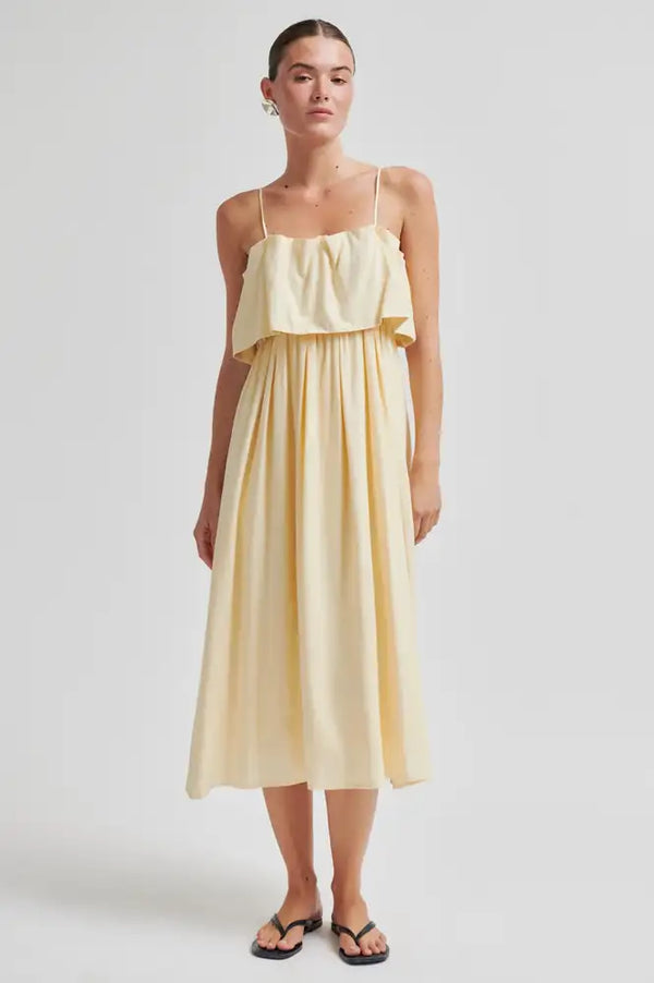 Second Female Aie Alabaster Gleam Dress - The Mercantile London