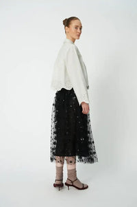 Stella Nova White Broderie Anglaise Blouse
