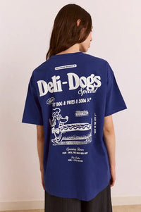 Damson Madder Navy Deli Dogs T-Shirt