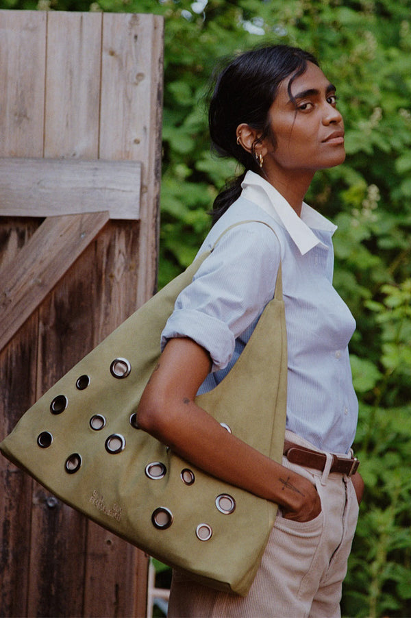 Baum Und Pferdgarten Kleola Moss Green Bag - The Mercantile London