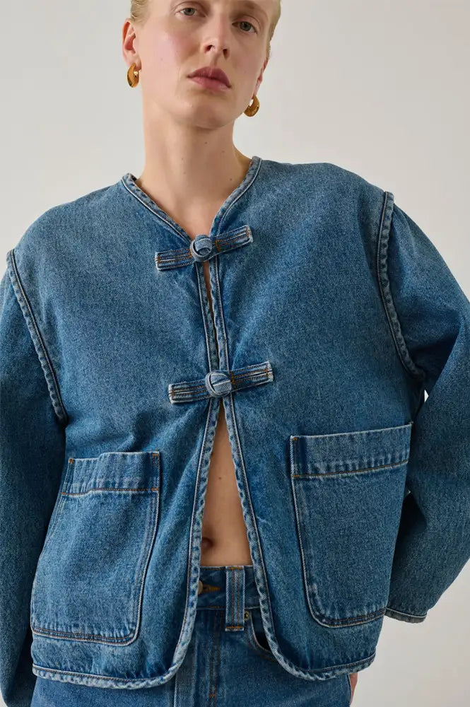 Soeur Agatha Indigo Denim Jacket - The Mercantile London