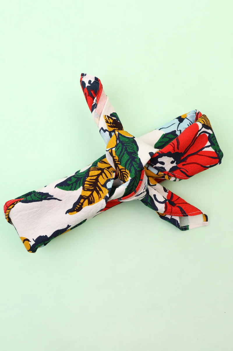 L.F. Markey Cosmos Floral Neck Scarf - The Mercantile London