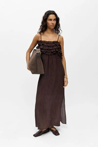 Object Lyne Seal Brown Dress - The Mercantile London