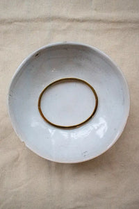 Black Enamel Thin Bangle Bracelet - The Mercantile London