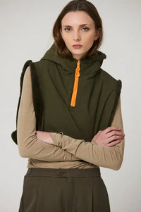 Tantä Bing Khaki Reversible Hood