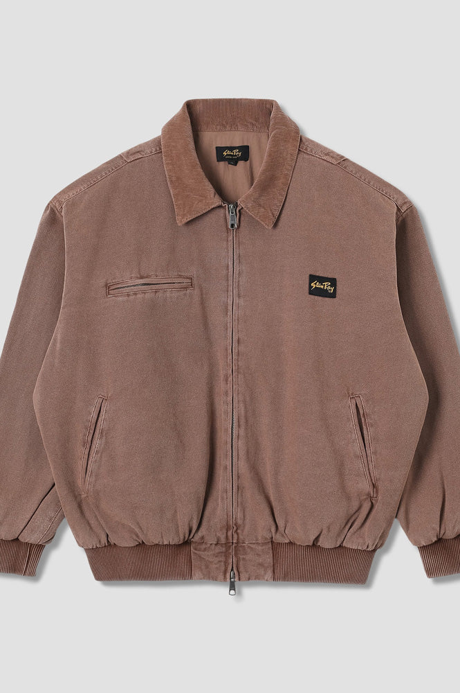 Stan Ray Washed Acorn Collared Bomber Jacket - The Mercantile London