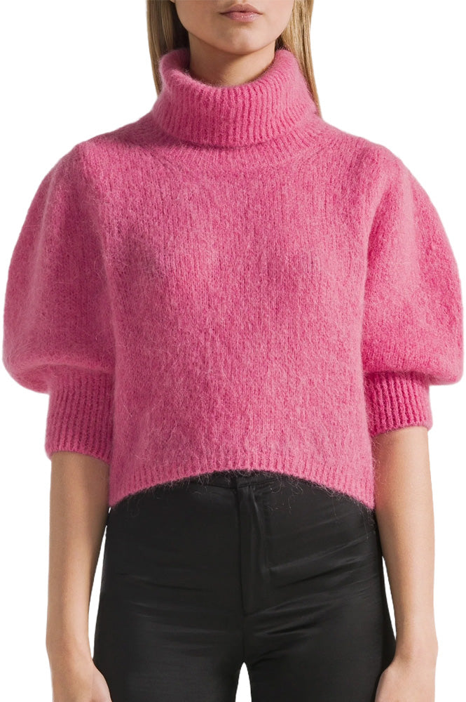 American Dreams Piro Pink Rollneck Jumper - The Mercantile London