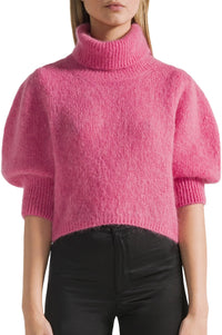 American Dreams Piro Pink Rollneck Jumper - The Mercantile London