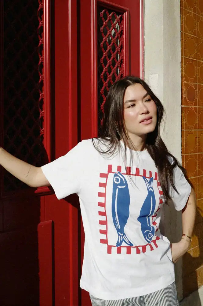 TBCo White Fish T-Shirt