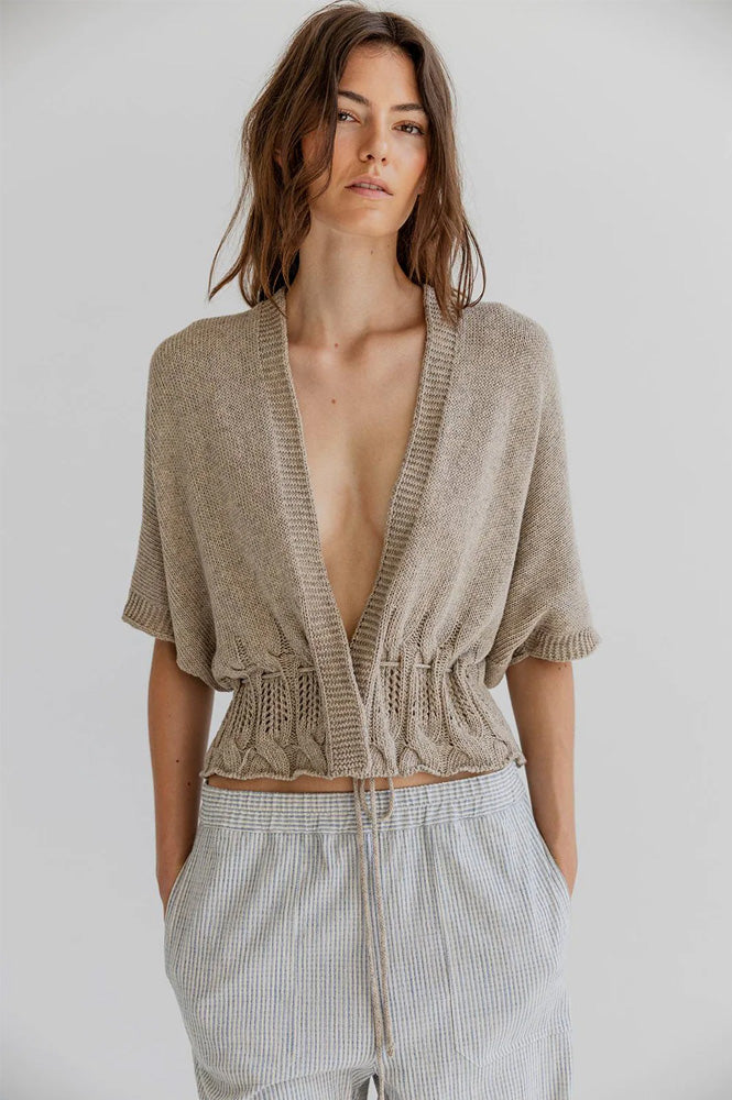 Project AJ117 Vinnie Sand Cardigan - The Mercantile London