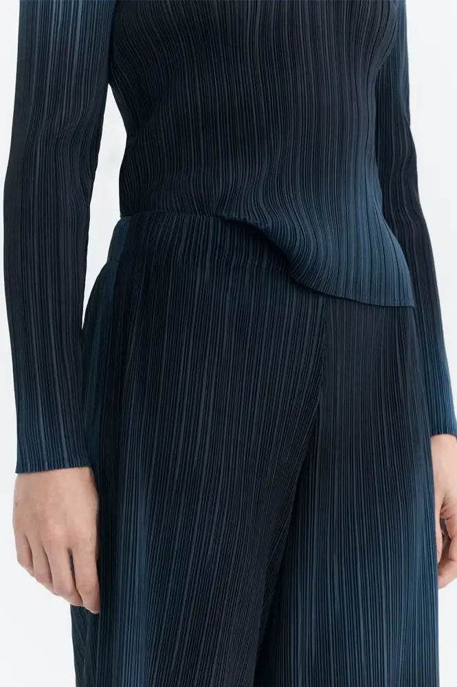Thinking Mu Whisper Maro Pleated Trousers - The Mercantile London