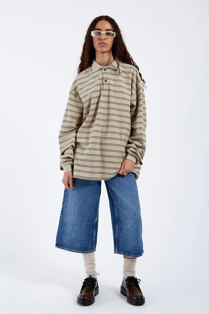 Dr Denim Dace Stream Mid Used Capri Jeans - The Mercantile London