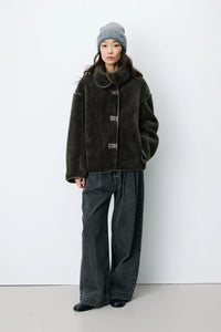 Grace & Mila Amelio Khaki Coat - The Mercantile London