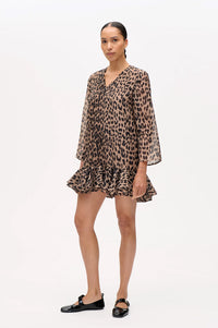 Baum Und Pferdgarten Agnel Leopard Print Dress - The Mercantile London