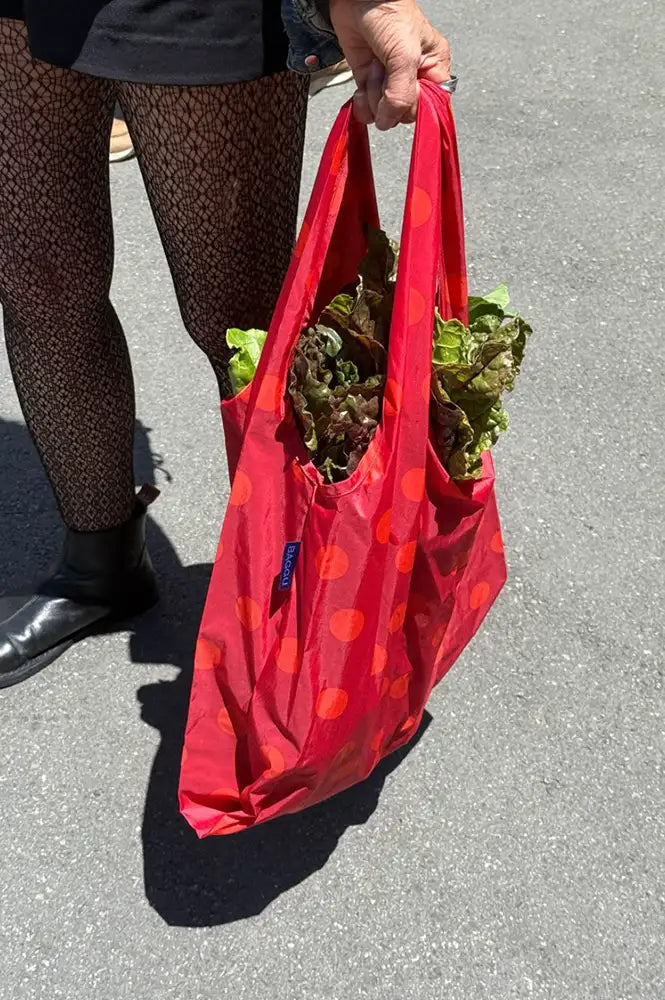 Baggu Red Polka Dot Standard Reusable Bag
