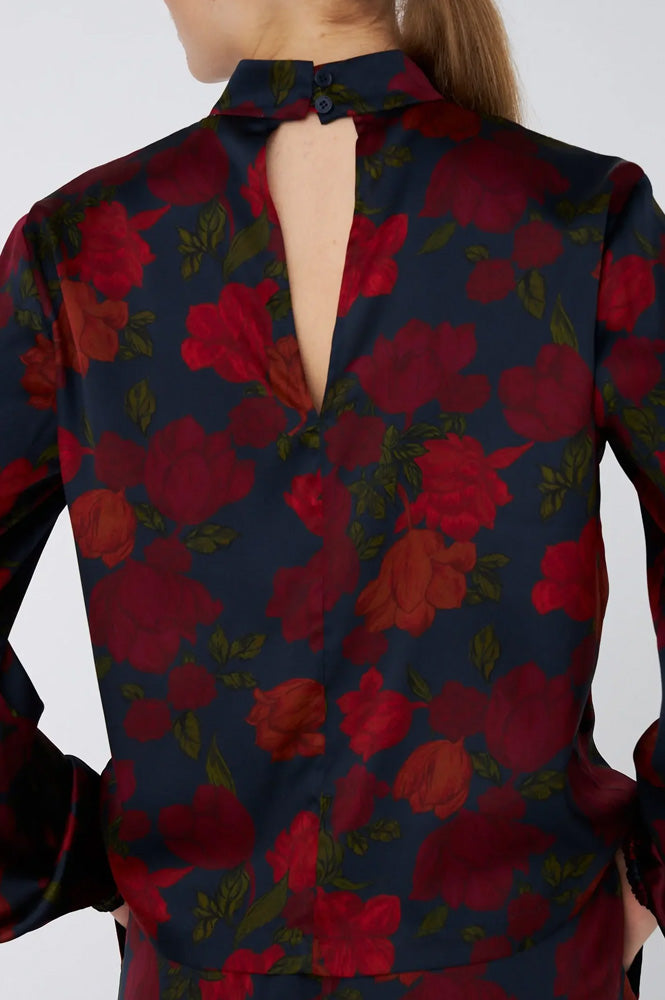 Stella Nova Flower Forest Silk Blouse - The Mercantile London