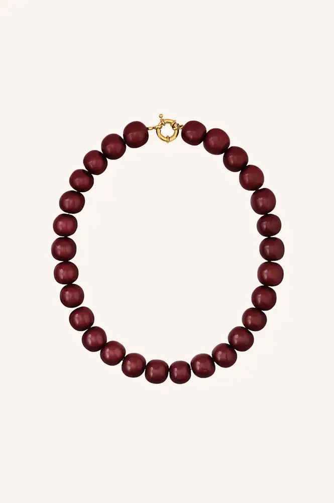 By-Bar Micky Burgundy Crush Necklace