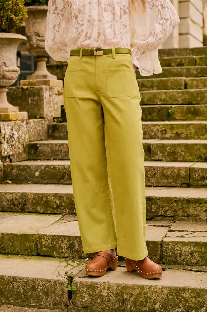 Petite Mendigote Garance Pistachio Trousers - The Mercantile London