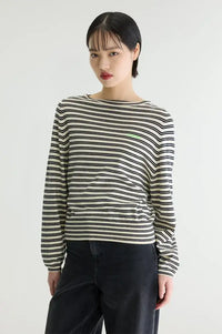 Bellerose Gerhi Milky-Way And Navy Striped Sweater