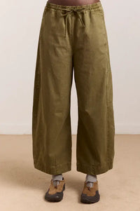 Damson Madder Felix Olive Twill Trousers