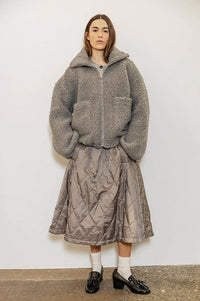 Project AJ117 Grey Teddy Jacket - The Mercantile London