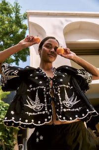 Komodo Beatrix Embroidered Blouse - The Mercantile London