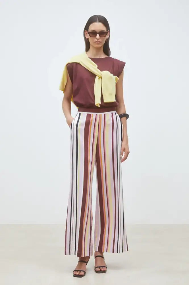 Suncoo Jay Rose Stripe Trousers - The Mercantile London