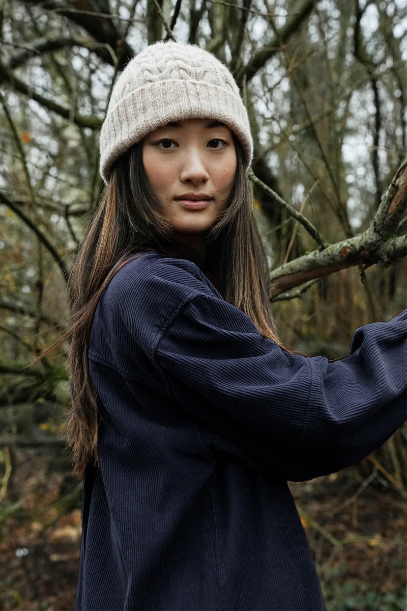 Beaumont Organic Tierra Navy Night Sky Overshirt - The Mercantile London