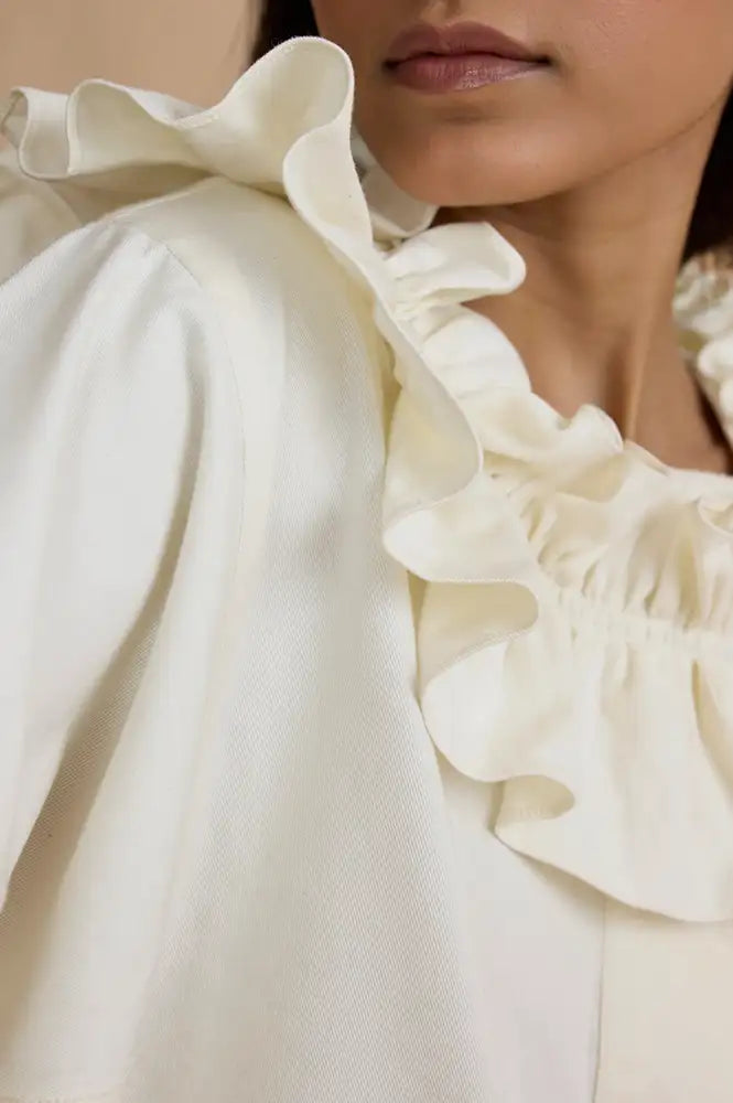 Daydress Spry Off-White Twill Jacket - The Mercantile London