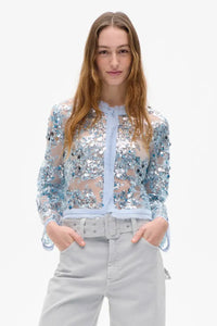 Baum Und Pferdgarten Bethina Kentucky Blue Sequin Jacket - The Mercantile London