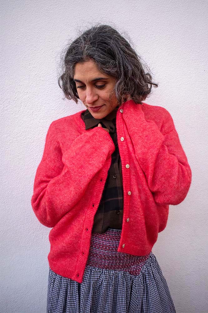 Object Agate Poinsettia Cardigan - The Mercantile London