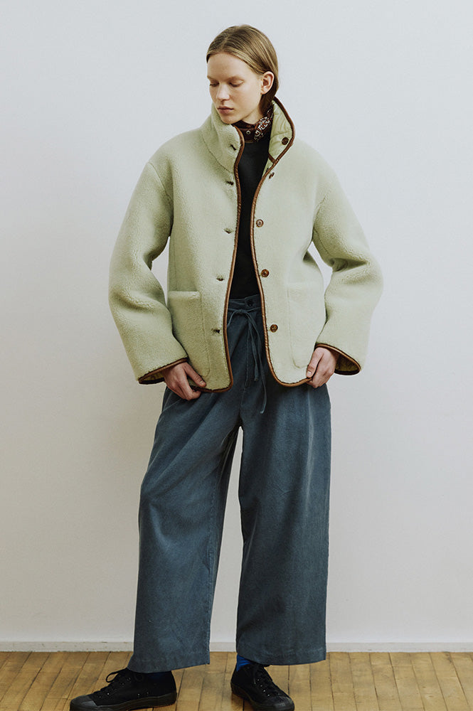 Molliolli Bailey Green Haze Reversible Padded Jacket - The Mercantile London