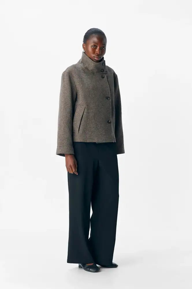 Object Kiki Morel Grey Short Jacket