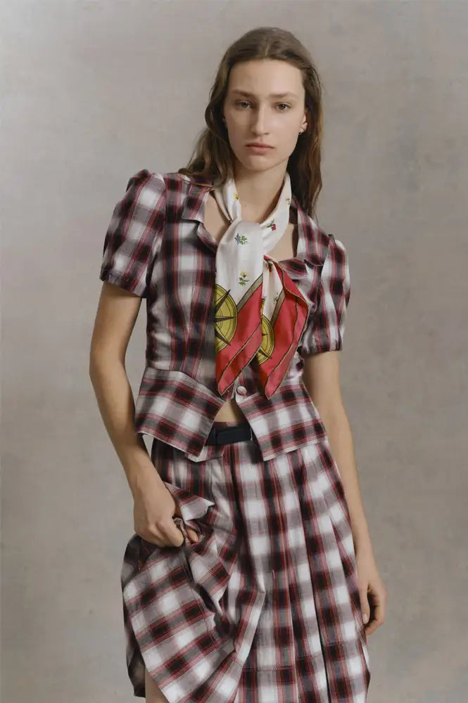 Baum Und Pferdgarten Macaia Red Check Blouse
