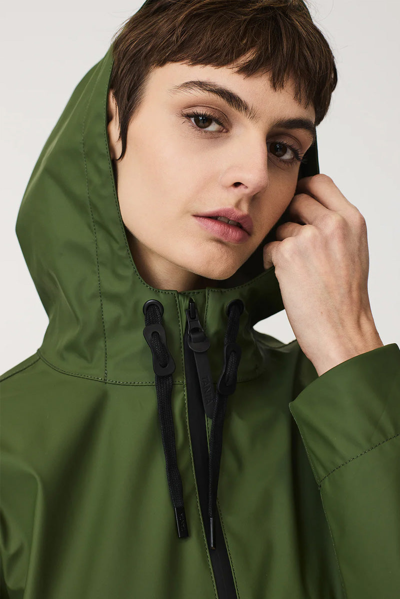 Tantä Nuovola Bronze Green Rain Jacket – The Mercantile London