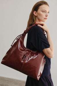 Ölend Nicole Cherry Red Bag - The Mercantile London