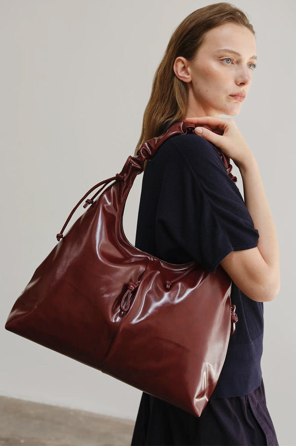 Ölend Nicole Cherry Red Bag - The Mercantile London