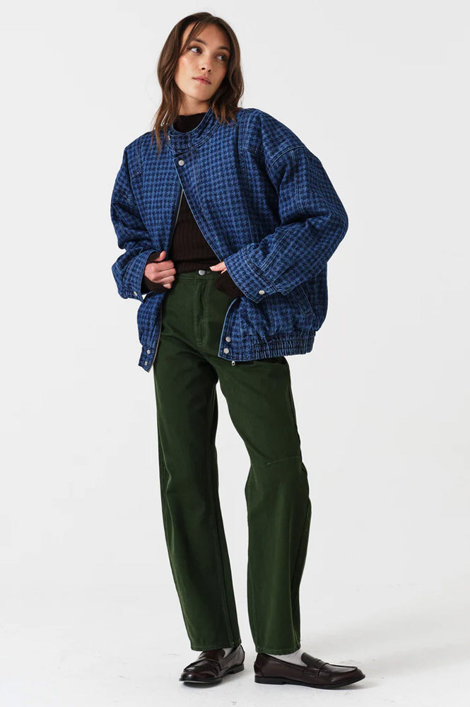 Seventy + Mochi Nina Dark Pine Barrel Leg Jeans - The Mercantile London