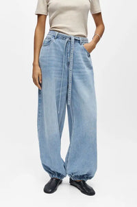 Object Lara Light Blue Denim Jogger Trousers