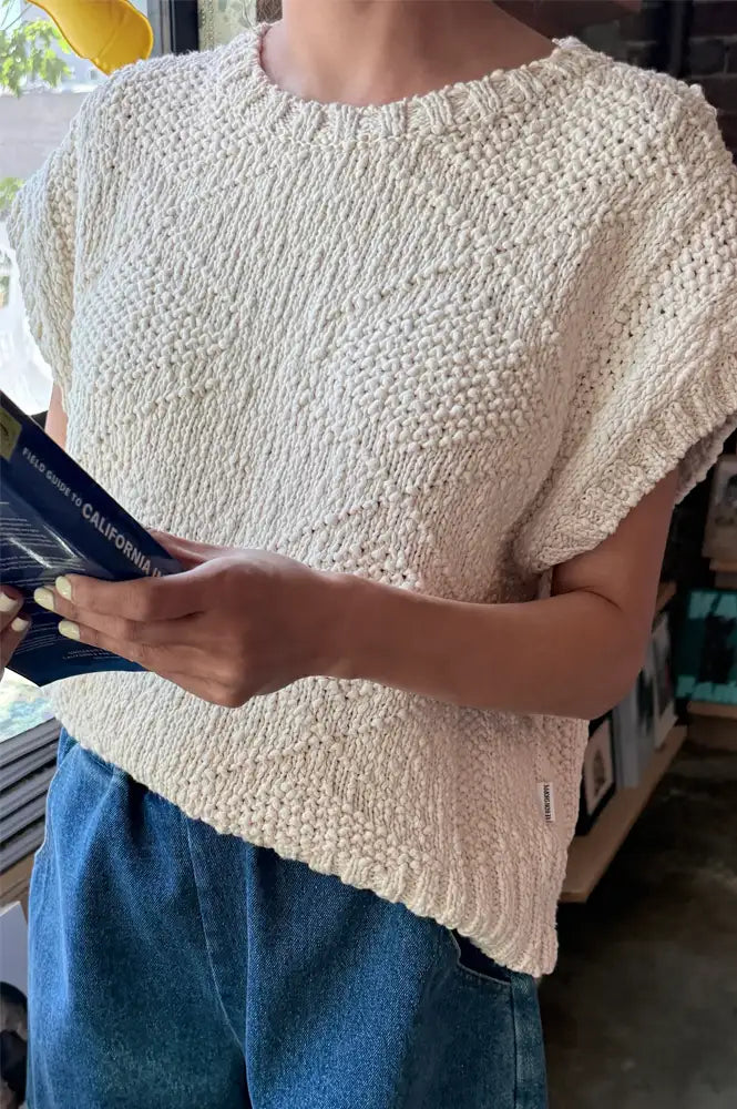 Le Bon Shoppe Alden Naturel Knitted Sweater - The Mercantile London