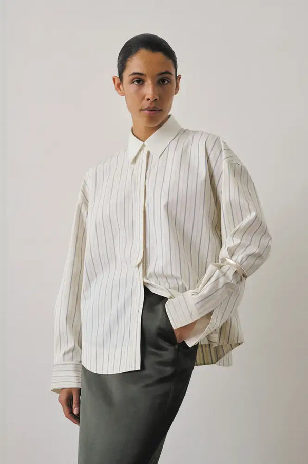 Soeur Idesia Striped Poplin Shirt - The Mercantile London